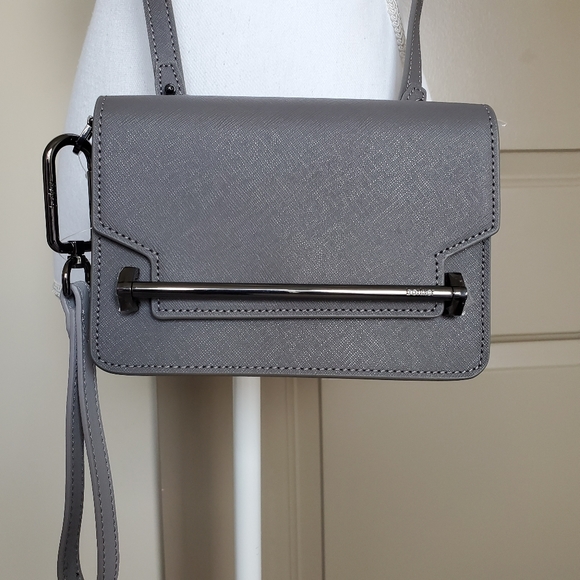 Botkier Handbags - nwt Botkier Lennox Crossbody Clutch Wristlet Gray